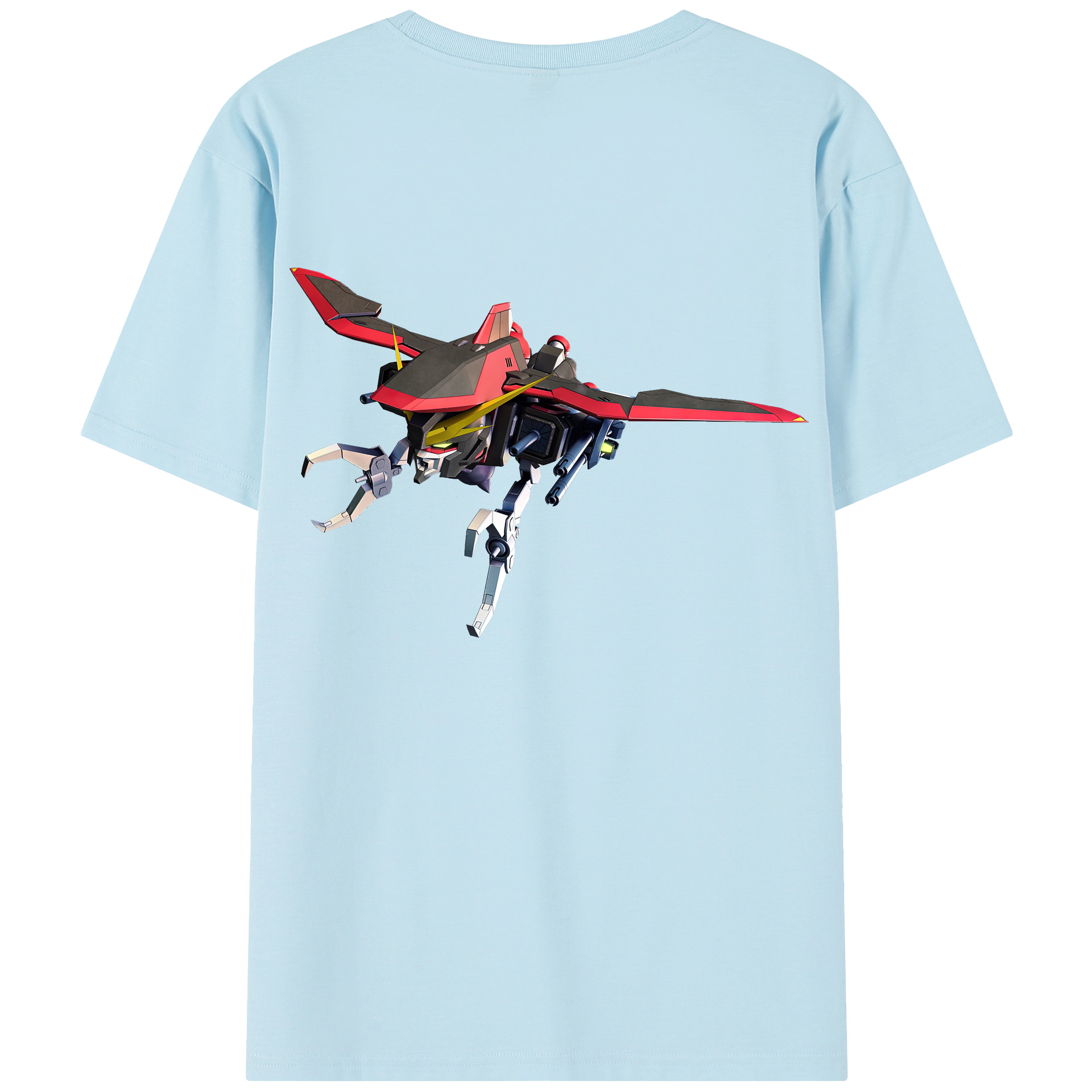 （画像用） 機動戦士ガンダム Mobile Suit Gundam 綿100％半袖Tシャツ（背面プリント）